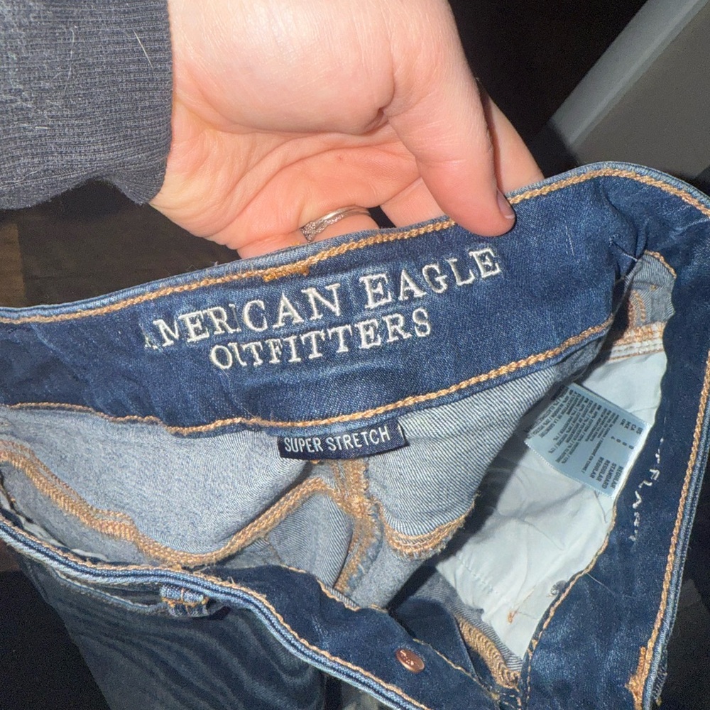 American Eagle Outfitters Women's Dark Blue Jeggings